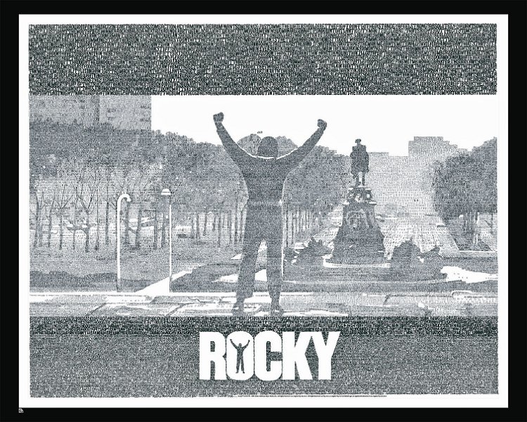 LetterImage_Rocky movie script.jpg - Designs on various apparel are only available thru LAPop (http://www.lapopart.com ).